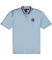 Hugo Boss BOSS Dodac Race Bull Stretch Pique Short Sleeve Polo Shirt