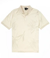 Hugo Boss BOSS Floral Jacquard Short Sleeve Polo Shirt