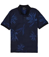 Hugo Boss BOSS Floral Jacquard Short Sleeve Polo Shirt