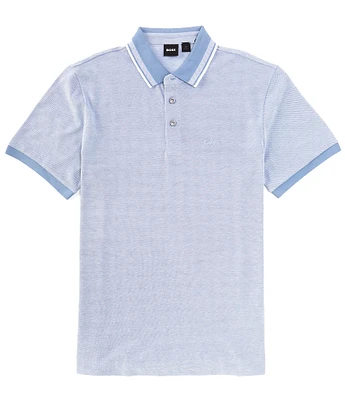 Hugo Boss BOSS H-Prout Oxford Pique Short Sleeve Polo Shirt