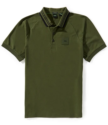 Hugo Boss BOSS Paddy Rib Stretch Short Sleeve Polo Shirt