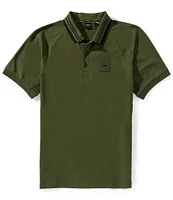 Hugo Boss BOSS Paddy Rib Stretch Short Sleeve Polo Shirt
