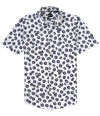 Hugo Boss BOSS Slim Fit P-Roan Short Sleeve Woven Shirt