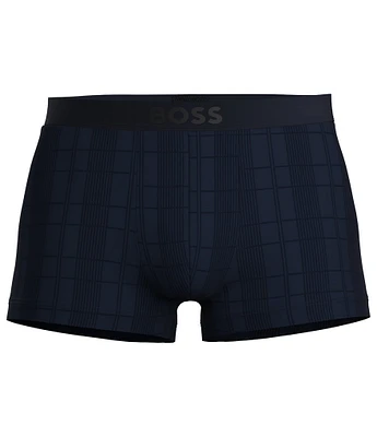 Hugo Boss Checked Jacquard 2 3/4#double; Inseam Trunks