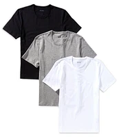 Hugo Boss Classic Fit Assorted Short Sleeve Crew Neck Undershirt 3-Pack