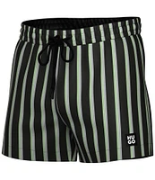 Hugo Boss Daisy/Stripe 4.72#double; Swim Trunks