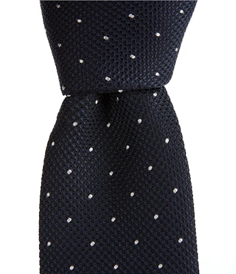 Hugo Boss Dotted 2.36#double; Silk Blend Tie