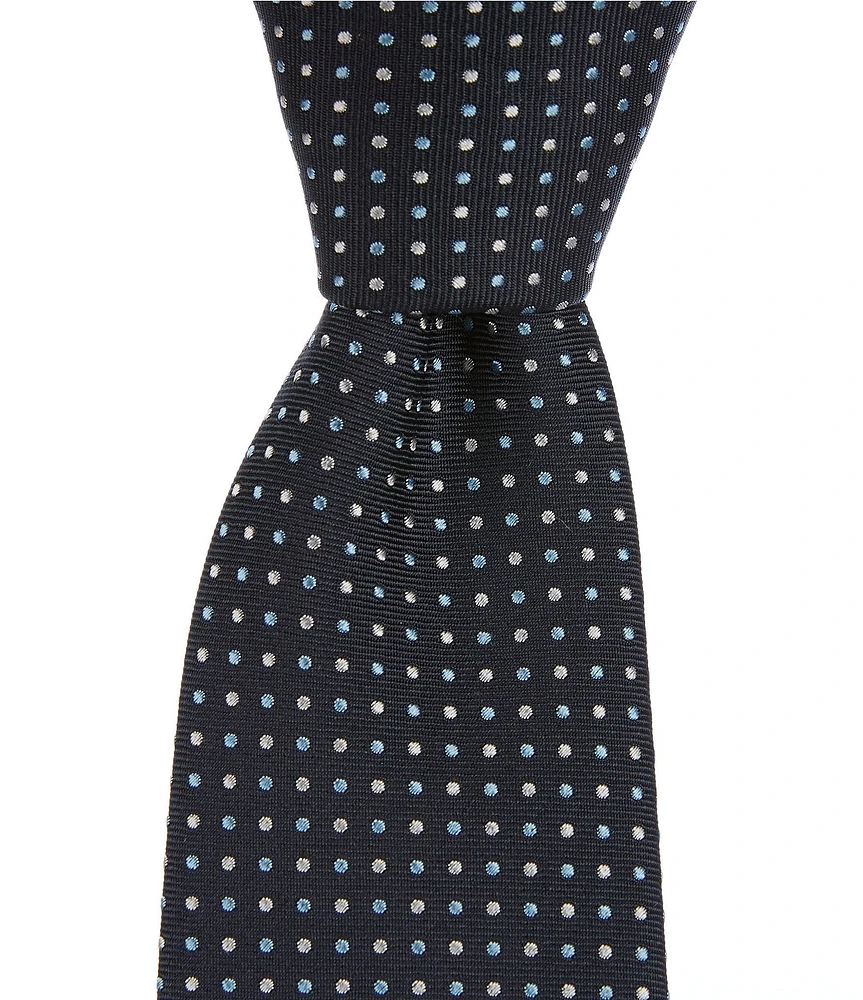 Hugo Boss Dotted 2.9#double; Silk Tie