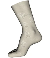 Hugo Boss Floral Crew Dress Socks