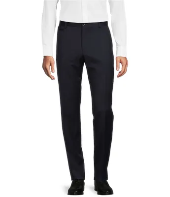 Hugo Boss Genius Slim Fit Flat Front Dress Pants