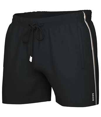 Hugo Boss Iconic 5#double; Inseam Swim Trunks