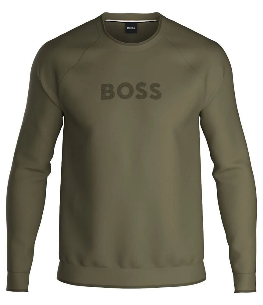 Hugo Boss Long Sleeve Fashion Logo Lounge Sweatshirt