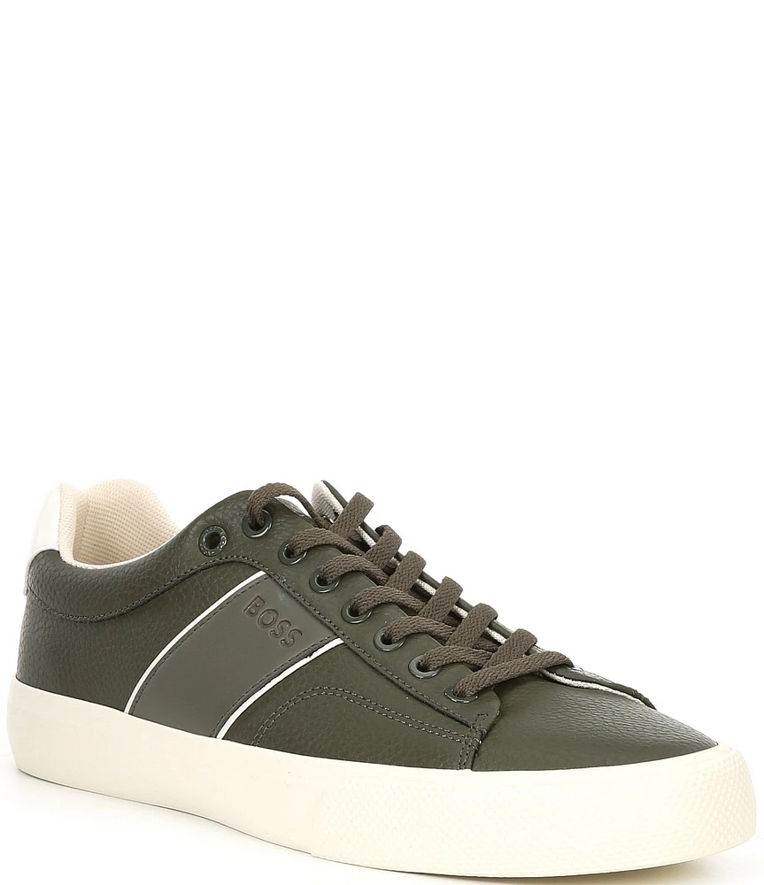 Hugo Boss Men's Aiden Leather Tennis Shoes