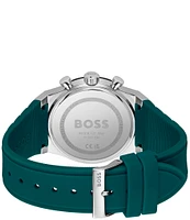 Hugo Boss Men's Candor Quartz Chronograph Silicone Strap Watch