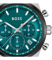 Hugo Boss Men's Candor Quartz Chronograph Silicone Strap Watch