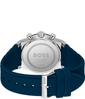Hugo Boss Men's Candor Quartz Chronograph Silicone Strap Watch