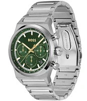 Hugo Boss Men's Candor Quartz Chronograph Stainless Steel Bracelet Watch