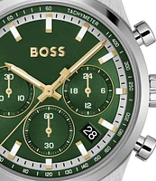 Hugo Boss Men's Candor Quartz Chronograph Stainless Steel Bracelet Watch