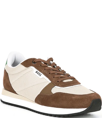 Hugo Boss Men's Kai Runner Lace Up Suede Sneakers