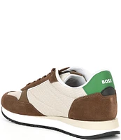 Hugo Boss Men's Kai Runner Lace Up Suede Sneakers