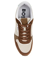 Hugo Boss Men's Kai Runner Lace Up Suede Sneakers