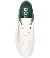 Hugo Boss Men's Rhys Leather Tennis Shoes