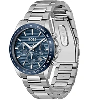 Hugo Boss Men's Strike Quartz Chronograph Stainless Steel Bracelet Watch