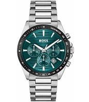 Hugo Boss Men's Strike Quartz Chronograph Stainless Steel Bracelet Watch