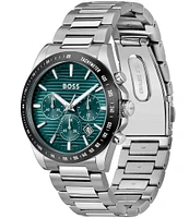 Hugo Boss Men's Strike Quartz Chronograph Stainless Steel Bracelet Watch
