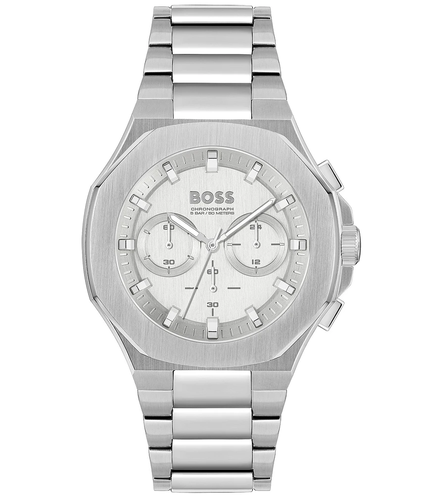 Hugo Boss Men's Taper Chronograph Stainless Steel Bracelet Watch
