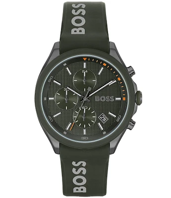 Hugo Boss Men's Velocity Quartz Chronograph Silicone Strap Watch