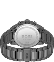 Hugo Boss Men's View Quartz Chronograph Black Stainless Steel Bracelet Watch