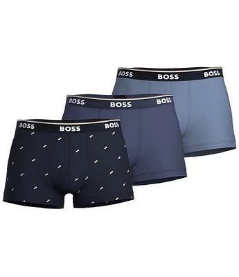 Hugo Boss Printed & Solid Trunks 3-Pack