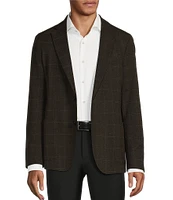 Hugo Boss Slim Fit Check Pattern Wool Blend Sport Coat