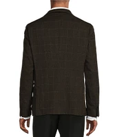 Hugo Boss Slim Fit Check Pattern Wool Blend Sport Coat