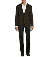 Hugo Boss Slim Fit Check Pattern Wool Blend Sport Coat