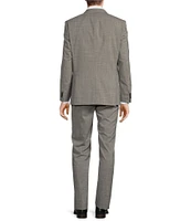 Hugo Boss Slim Fit Flat Front Micro Check Pattern 2-Piece Suit