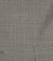 Hugo Boss Slim Fit Flat Front Micro Check Pattern 2-Piece Suit