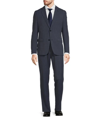 Hugo Boss Slim Fit Flat Front Micro Pattern 2-Piece Suit