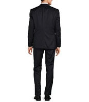 Hugo Boss Slim Fit Flat Front Solid 2-Piece Tuxedo Suit