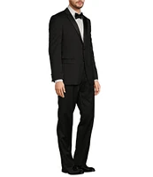 Hugo Boss Slim Fit Flat Front Solid Pattern 2-Piece Suit