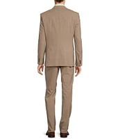 Hugo Boss Slim Fit Flat Front Solid Pattern 2-Piece Suit