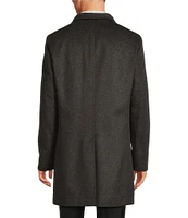 Hugo Boss Slim Fit Long Sleeve Cashmere/Wool Top Coat