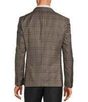 Hugo Boss Slim Fit Plain Check Printed Sport Coat