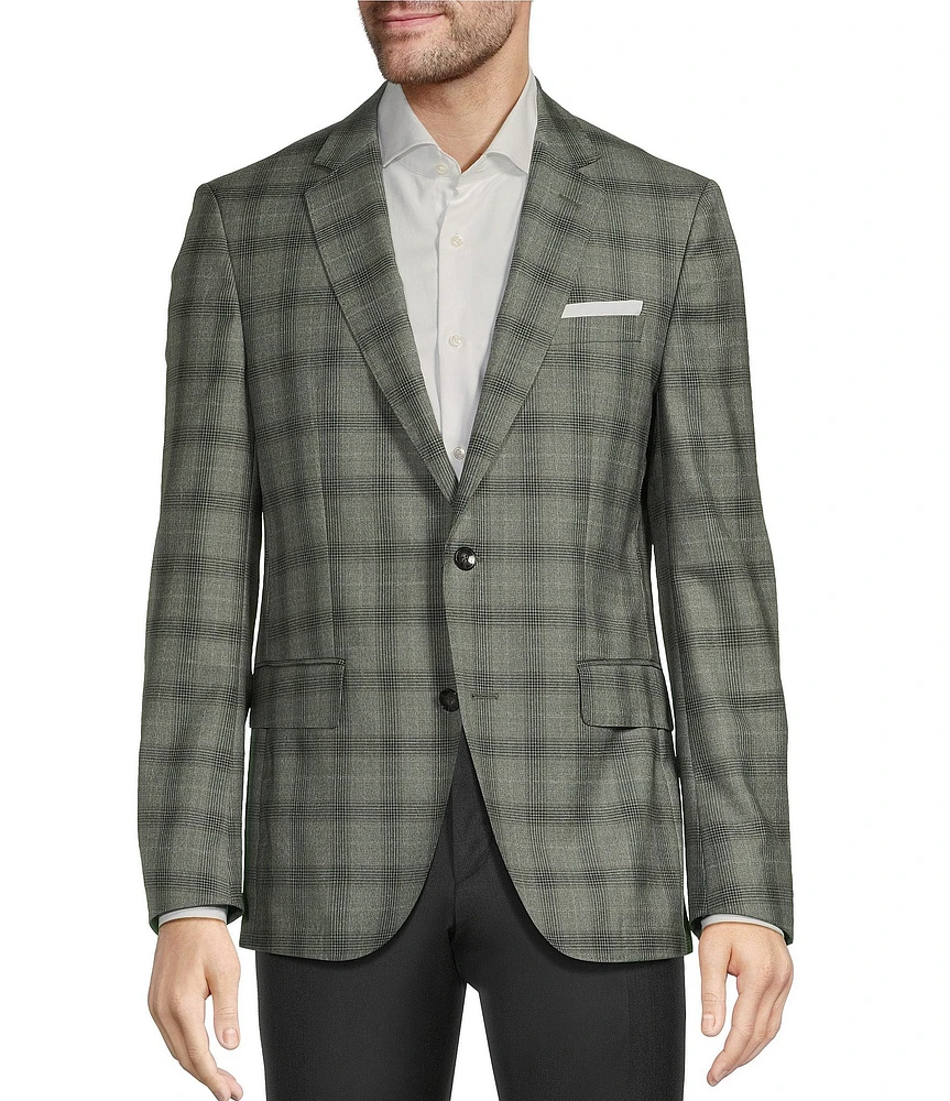 Hugo Boss Slim Fit Plain Check Pattern Sport Coat