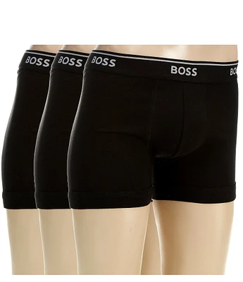 Hugo Boss Solid Boxer Briefs 3-Pack