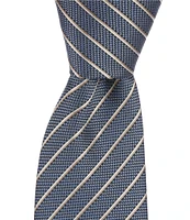 Hugo Boss Striped 2.9#double; Silk Blend Tie