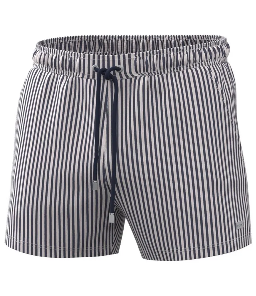 Hugo Boss Velvetfish Stripe 6#double; Inseam Swim Trunks