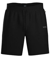 Hugo Boss Waffle-Knit 8#double; Inseam Lounge Shorts