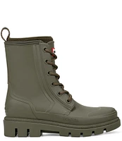 Hunter Diana Lace Up Combat Rain Booties